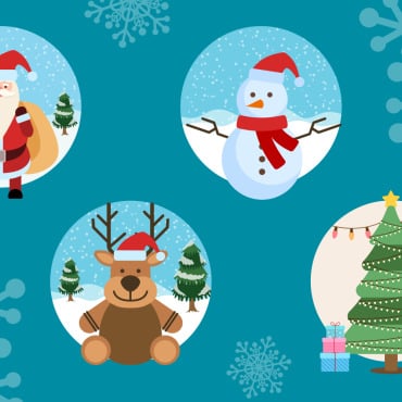 Christmas Decoration Illustrations Templates 251165