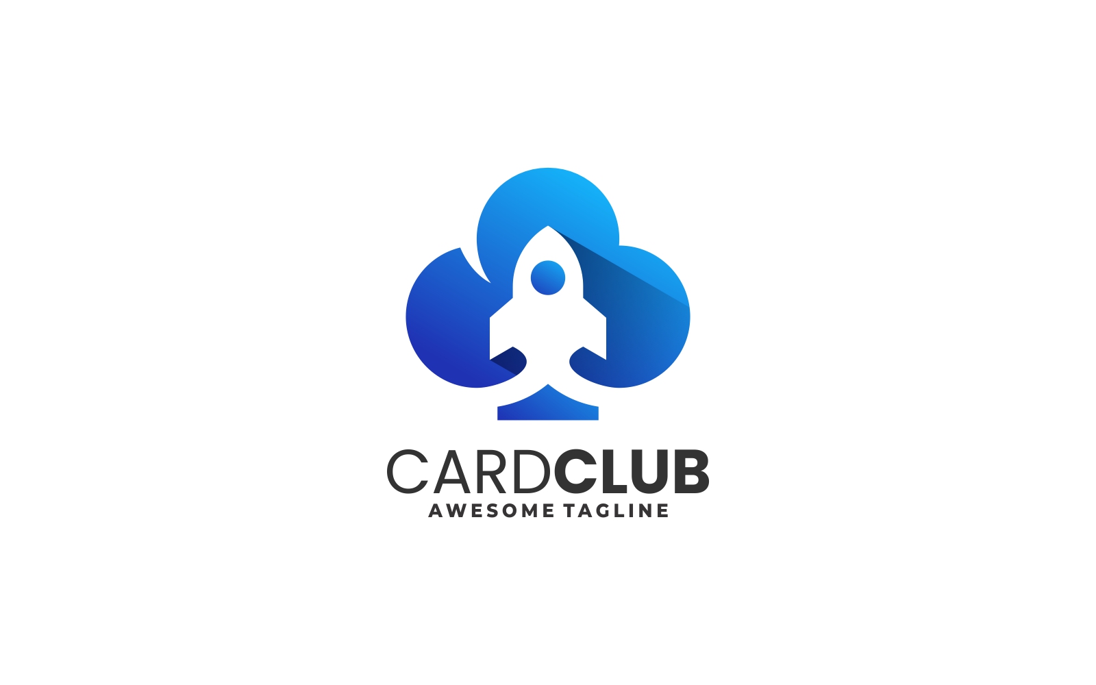 Card Club Gradient Logo Style