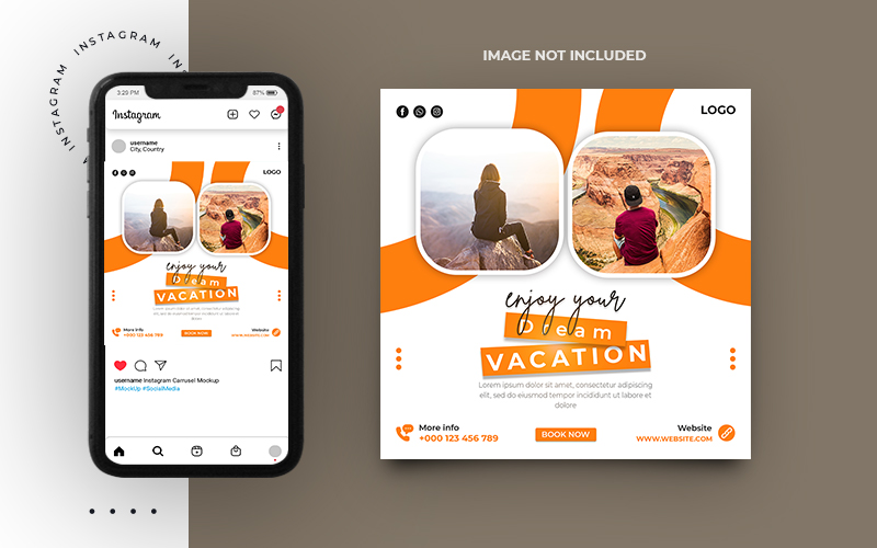 Traveling Social Media Templates