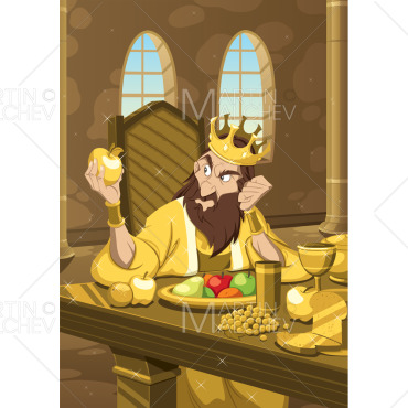Midas King Illustrations Templates 251308
