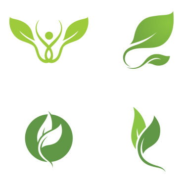 Green Leaf Logo Templates 251414