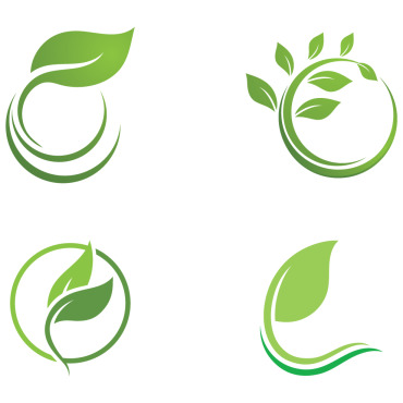 Green Leaf Logo Templates 251415