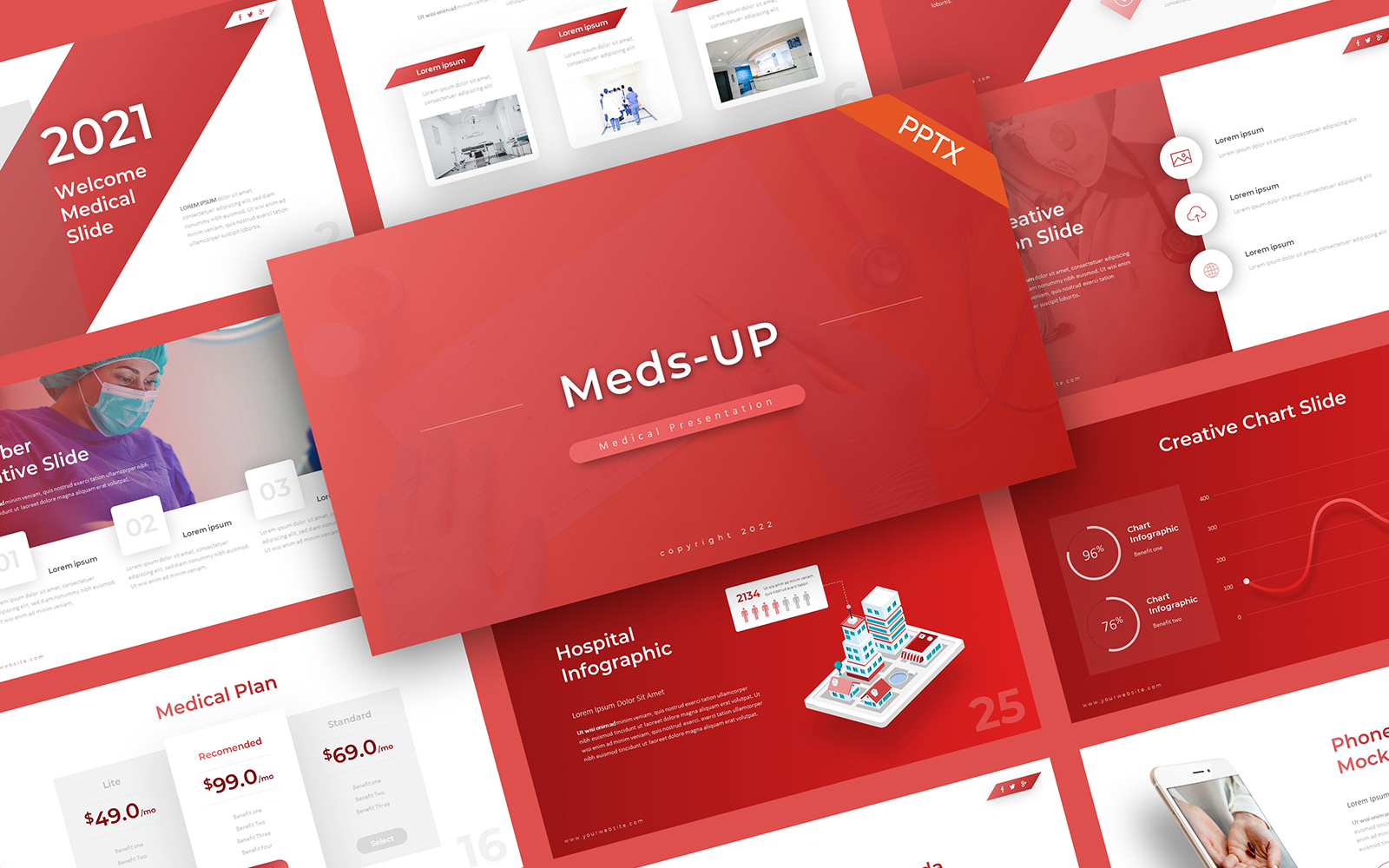 MedsUp Medical PowerPoint Template