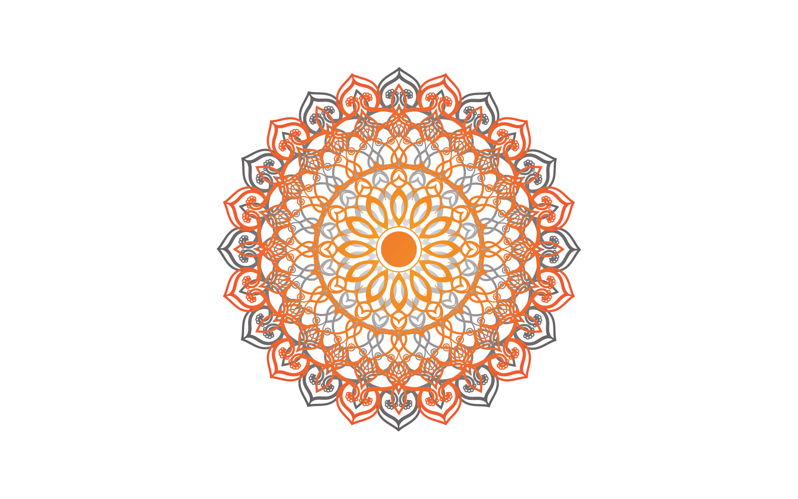 Mandala Flower Vector Elements Design V4