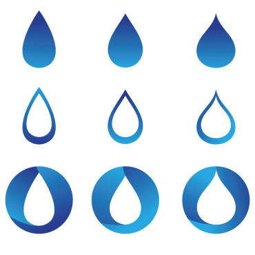 Water Blue Logo Templates 251622