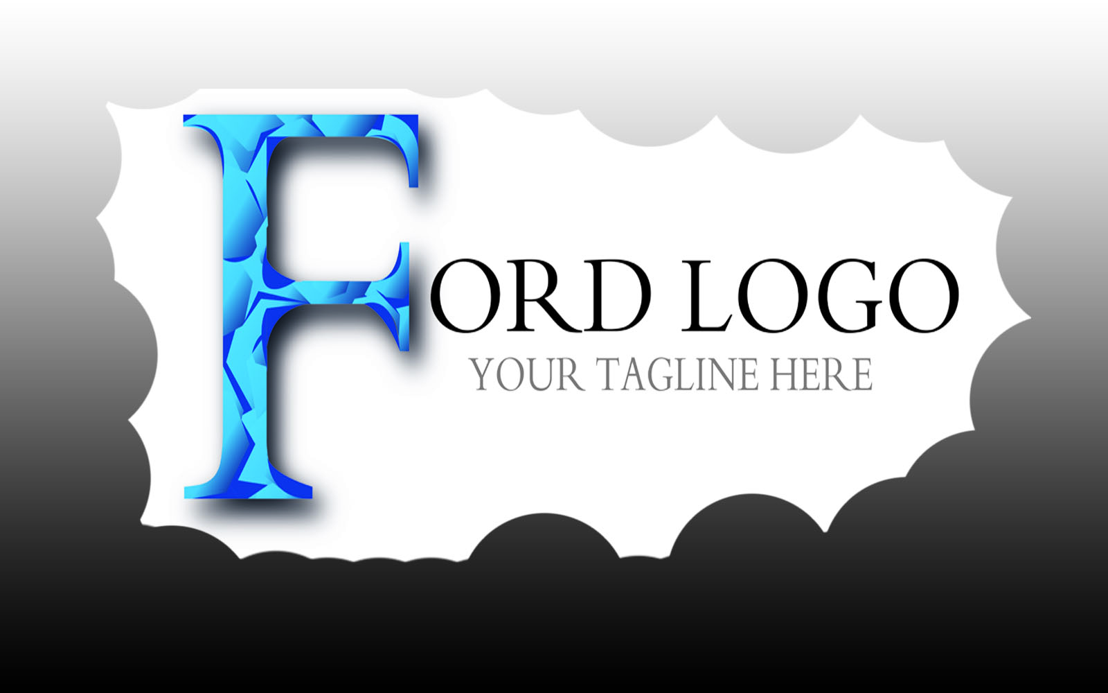 F Letter Logo Ford LogoTemplate