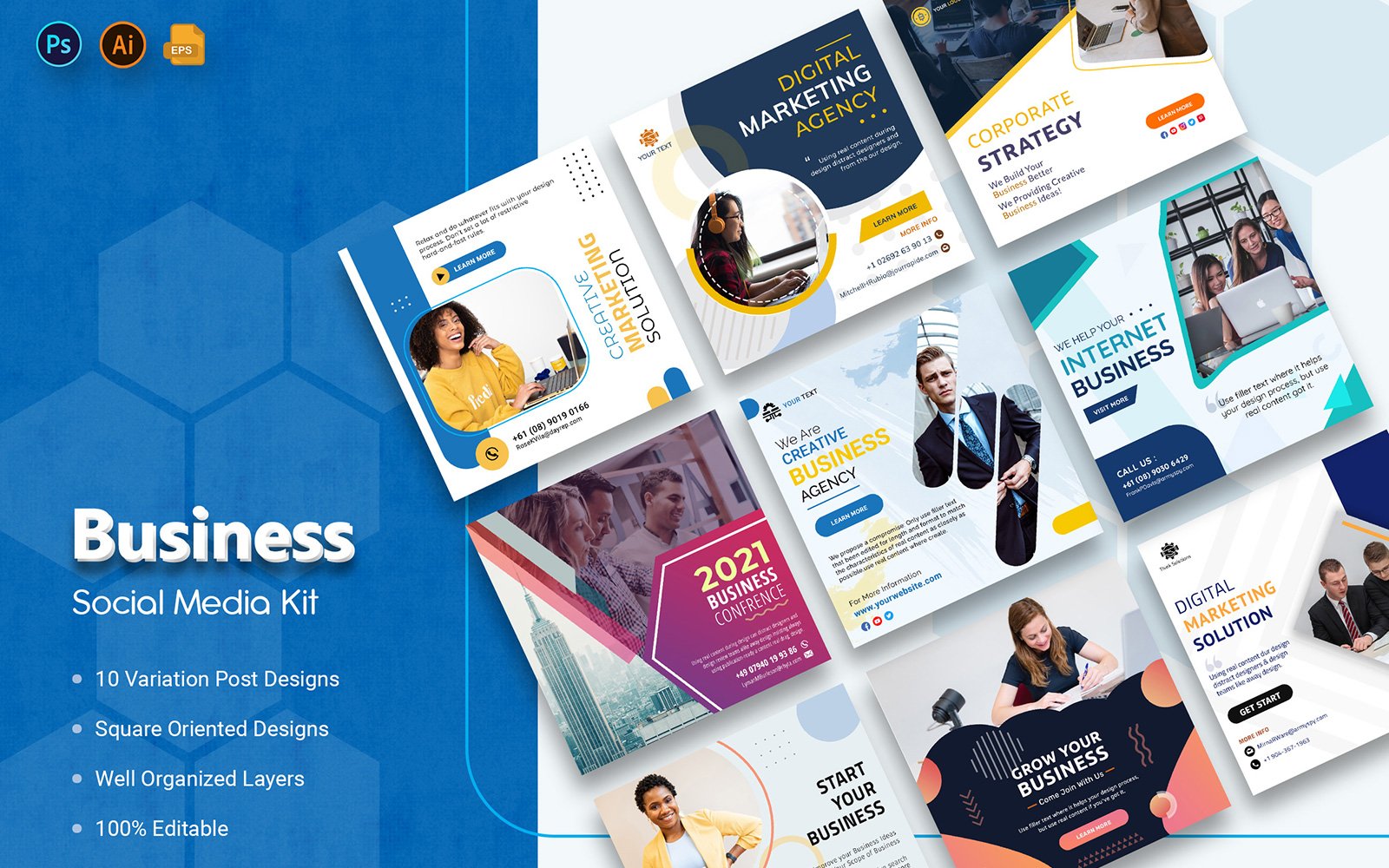 Business Agency Social Media Templates