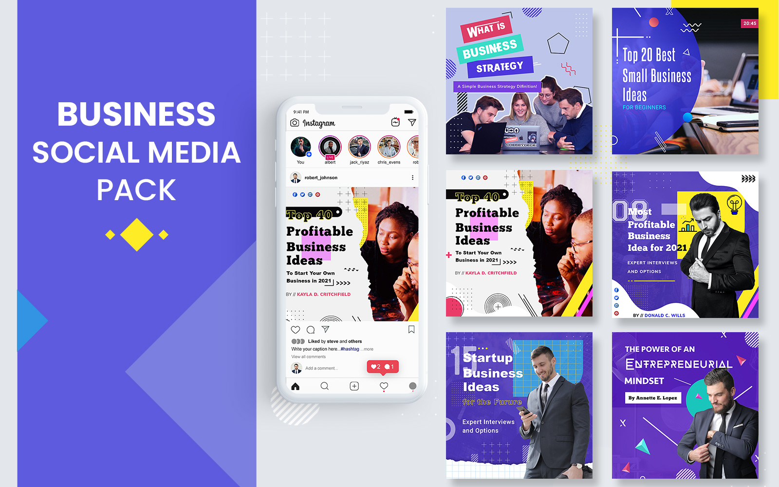 Business Social Media Posts Templates