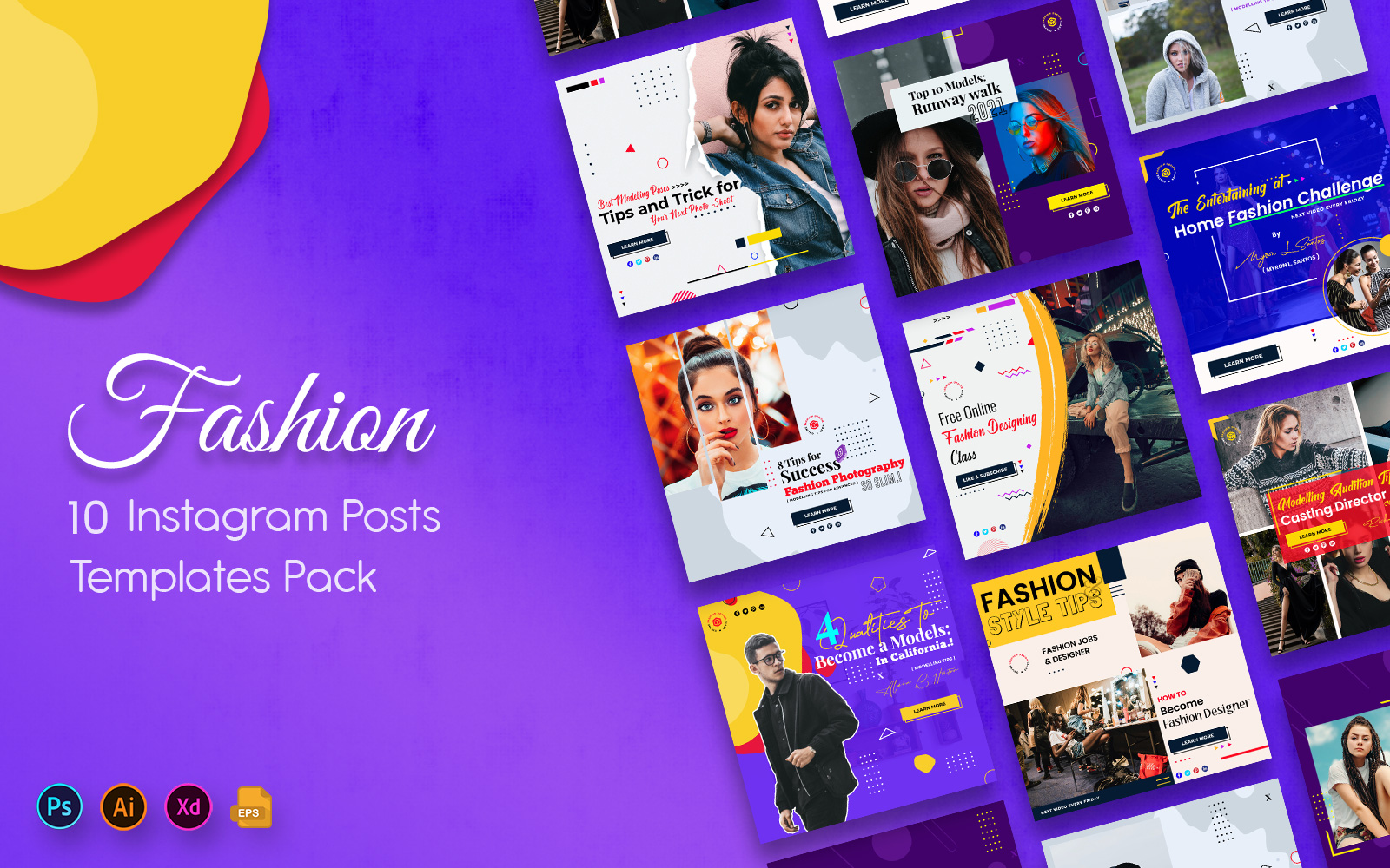 Fashion Tips Social Media Post Templates