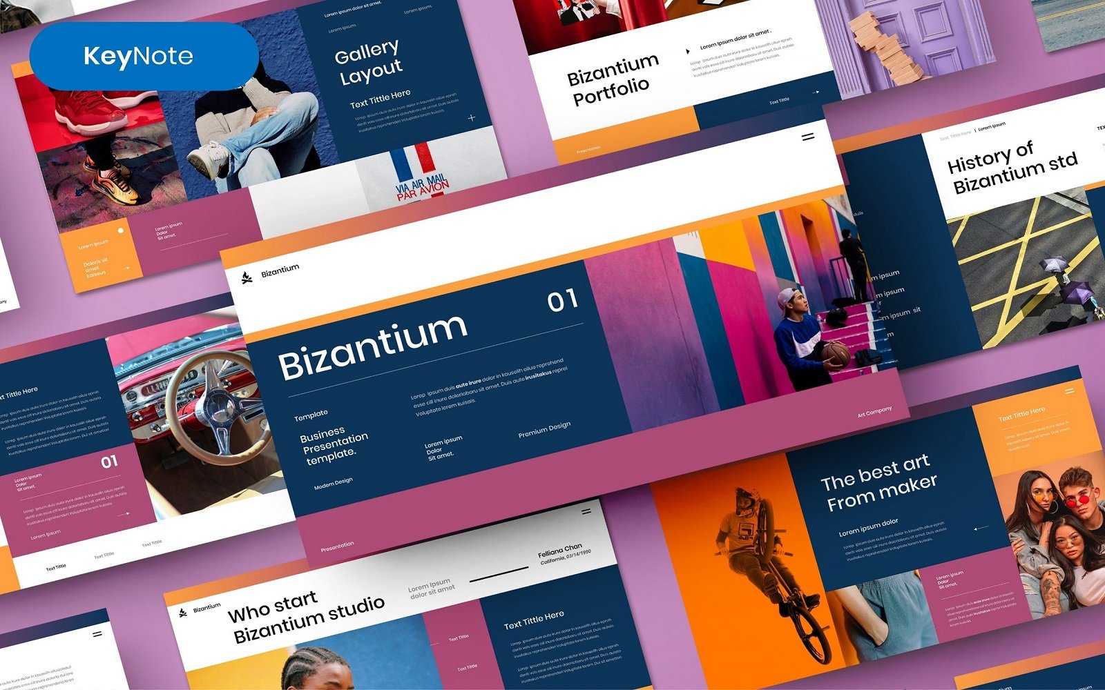 Bizantium – Business Keynote Template