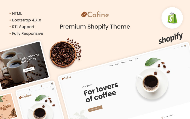 Cofine - The Coffee & Tea Responsive Shopify Theme