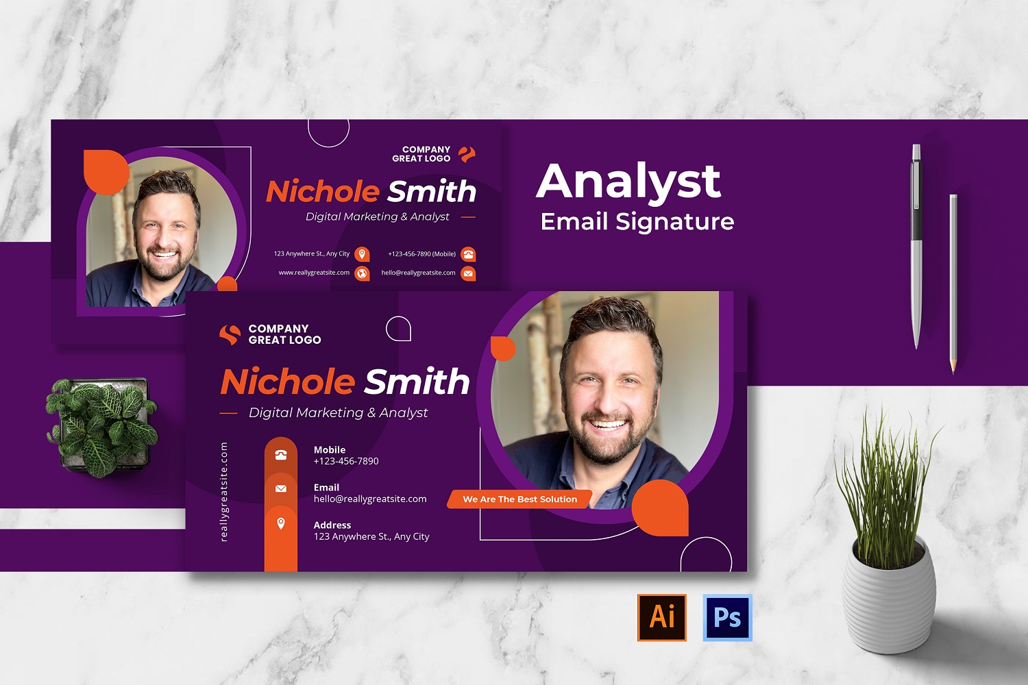 Marketing Analyst Email Signature