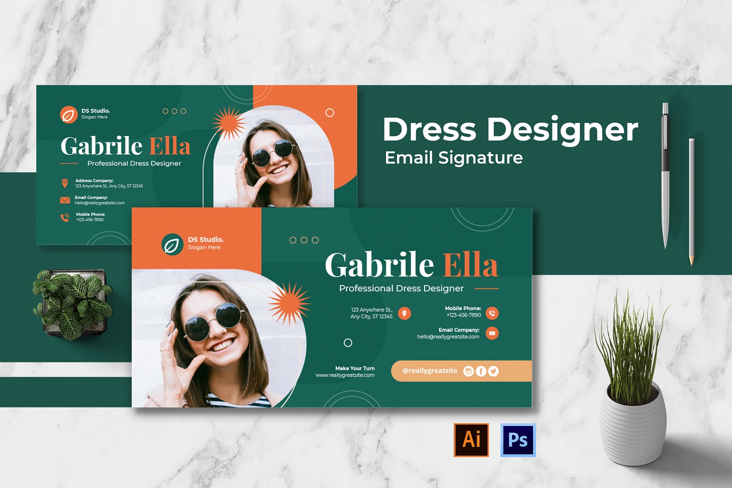 Dress Designer Email Signature
