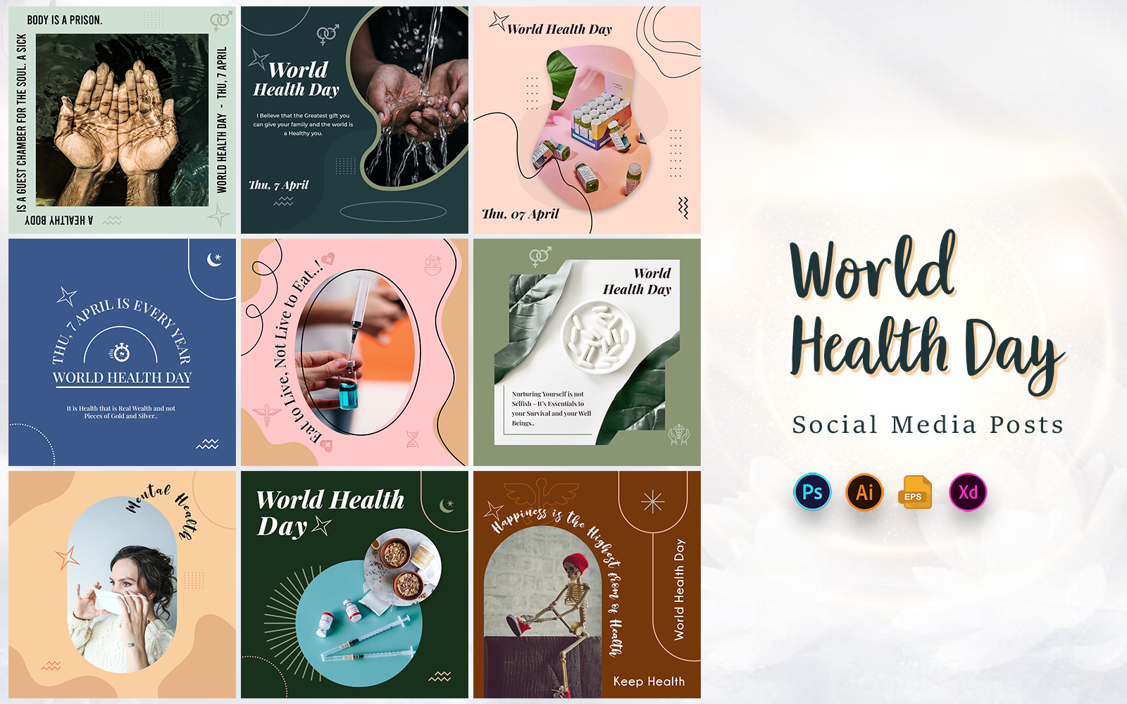 World Health Day Social Media Posts