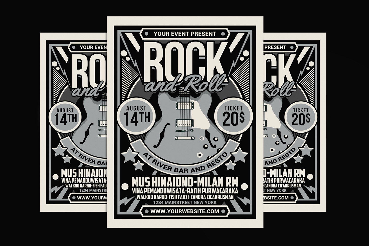 Rock and Roll Music Flyer