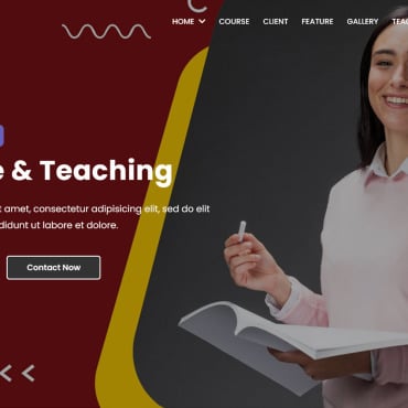 College Course Landing Page Templates 252363