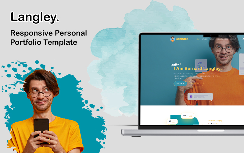 Bernard – Responsive Personal Portfolio Template