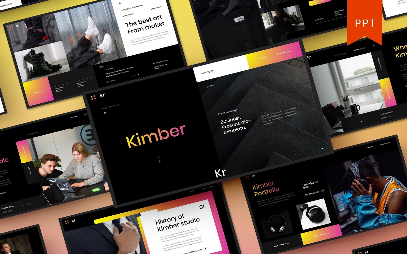 Kimber – Business PowerPoint Template