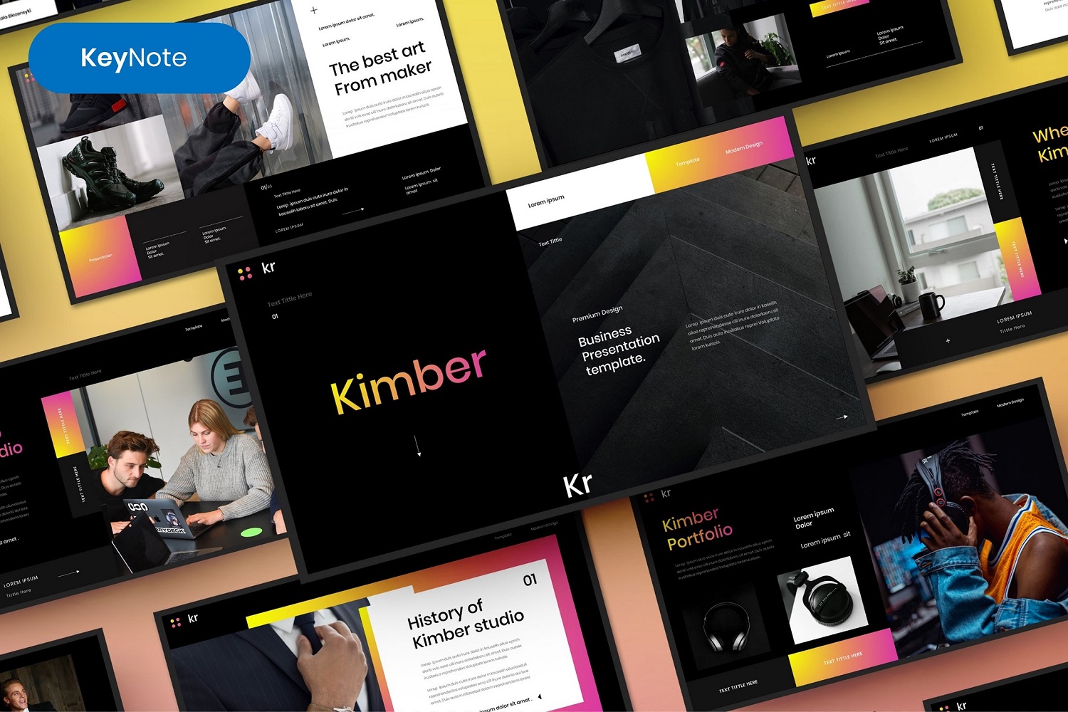 Kimber – Business Keynote Template