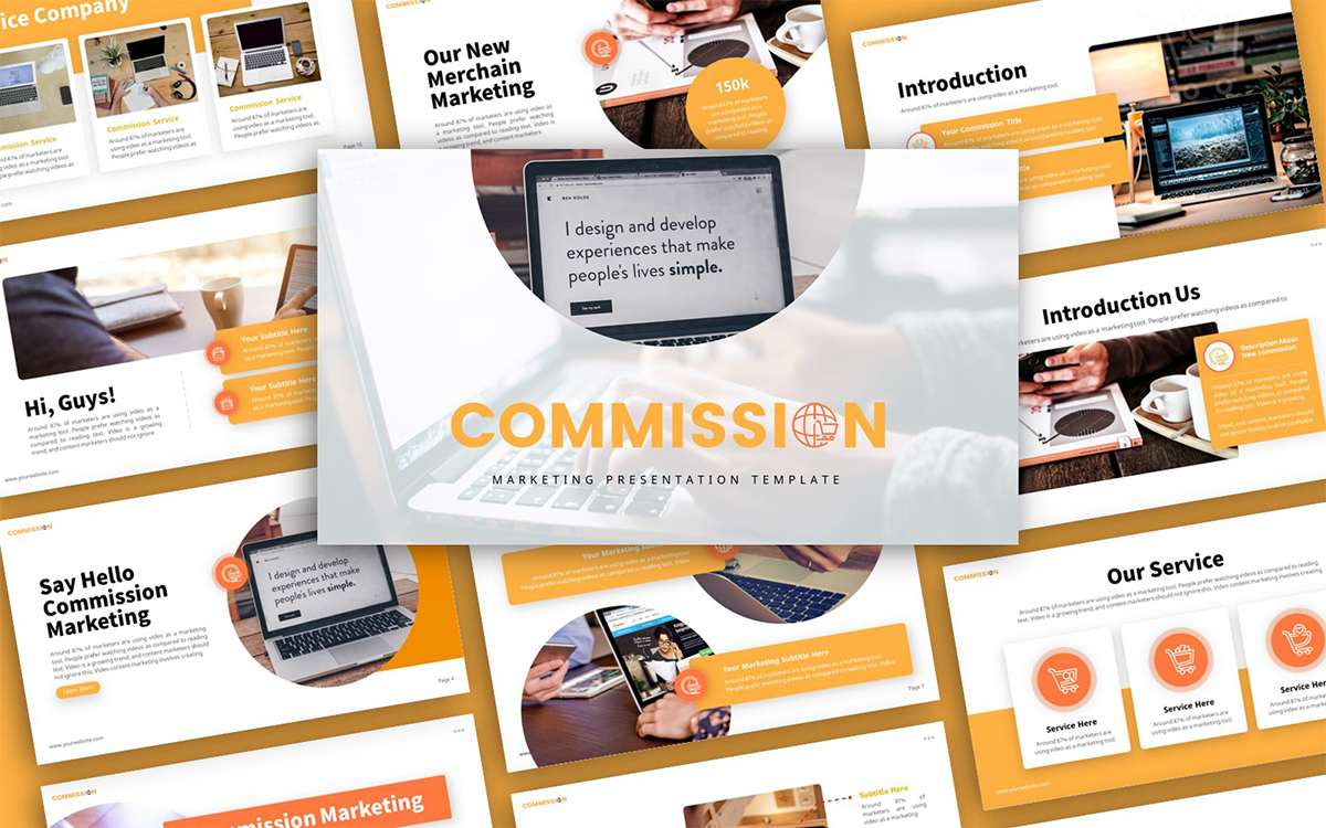 Commission Marketing Multipurpose PowerPoint Presentation Template