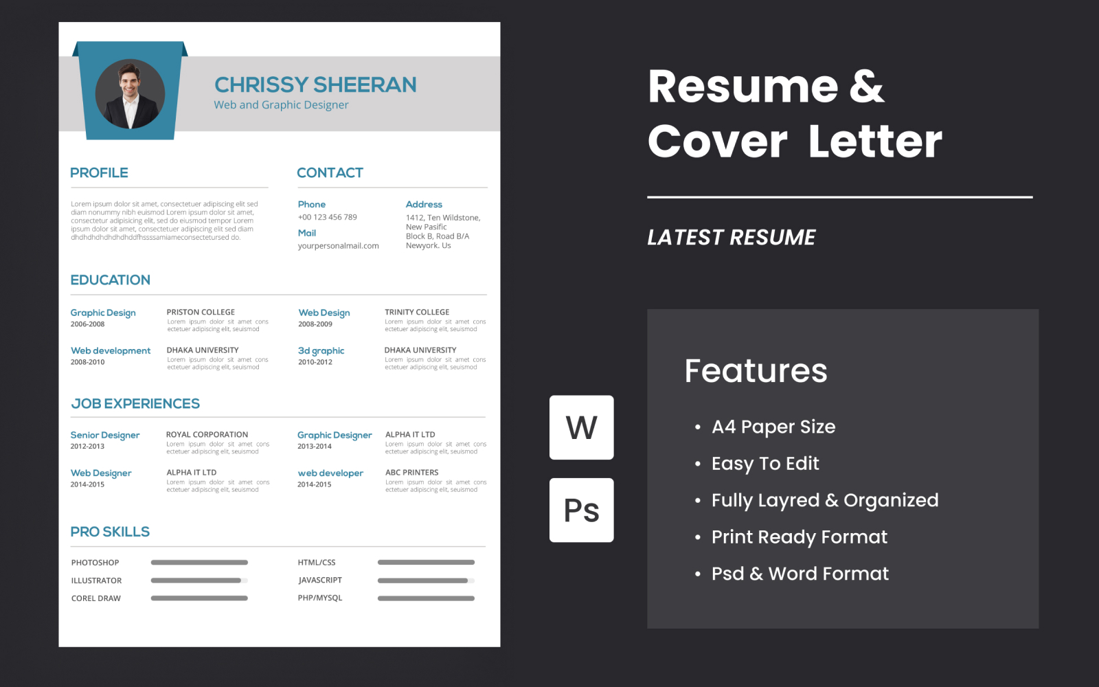 Smart CV and Resume  Design