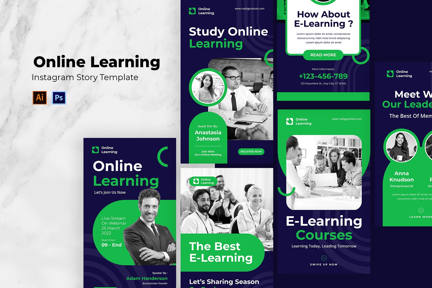 Online Learning Instagram Story