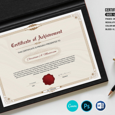 Template Achievement Corporate Identity 252575