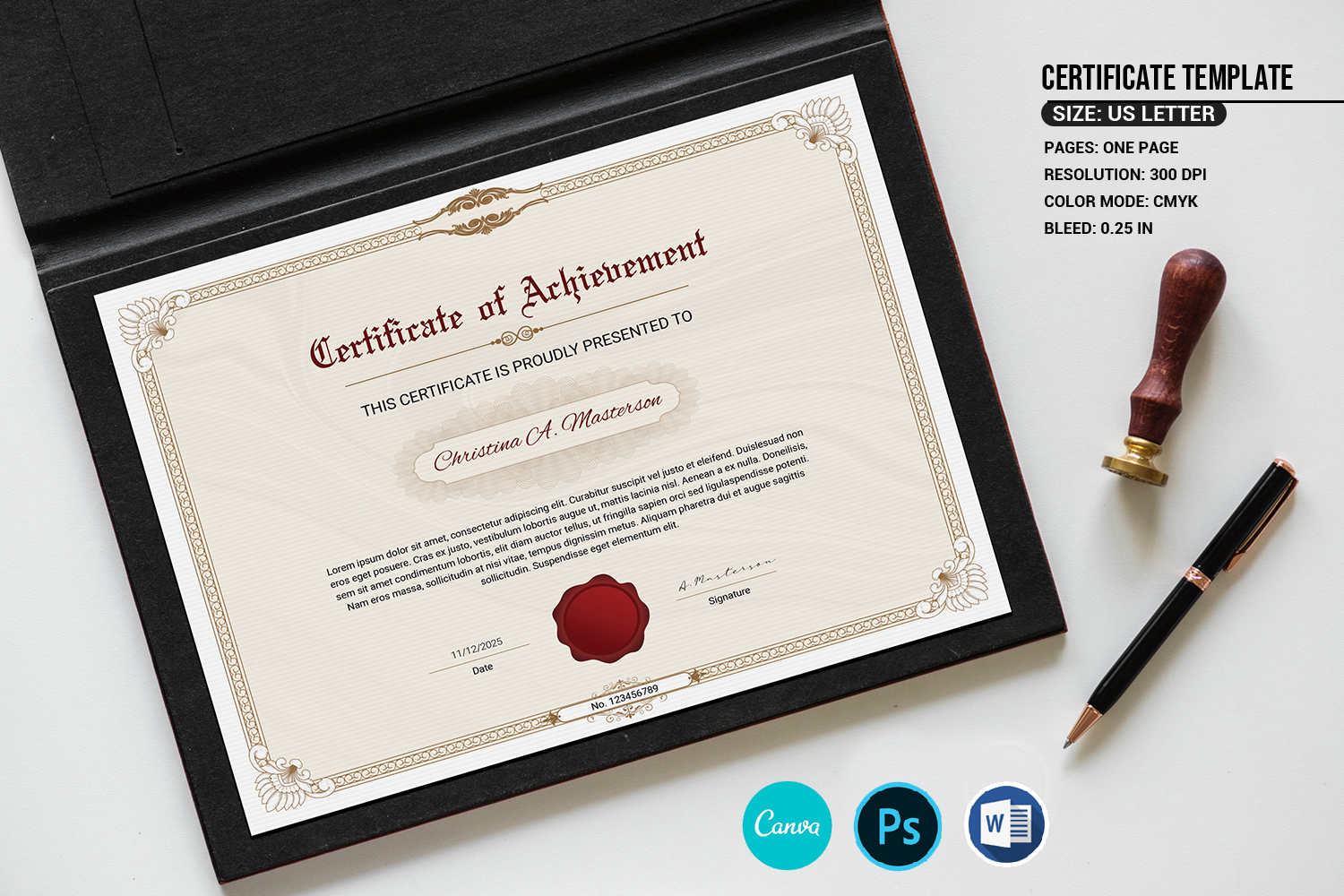 Multipurpose Achievement Certificate Template