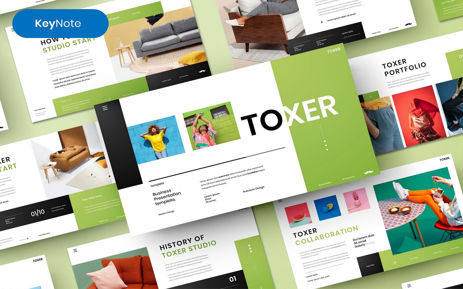 Toxer – Business Keynote Template