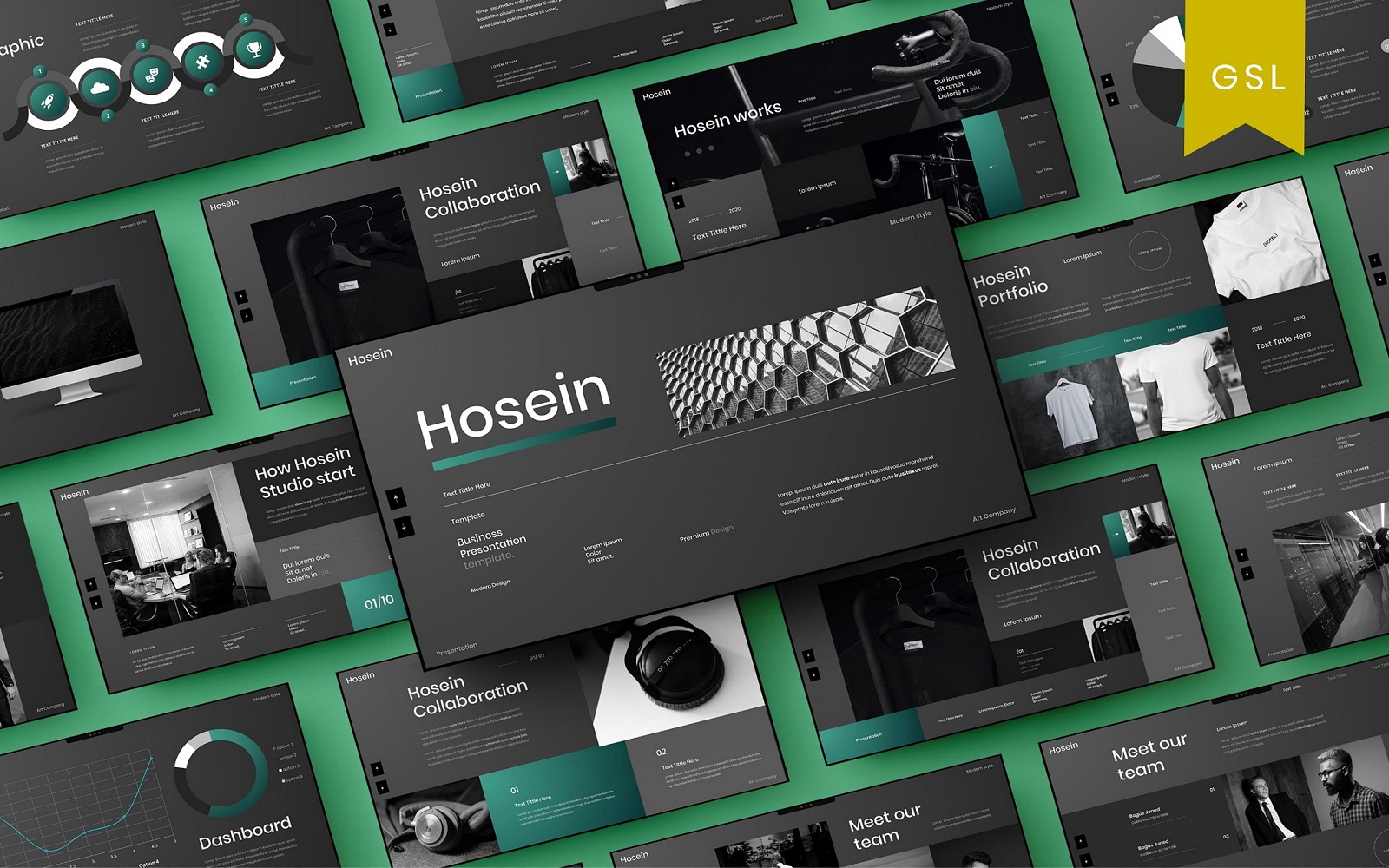 Hosein - Business Google Slide Template