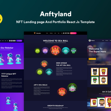 Crypto Mint Landing Page Templates 252621