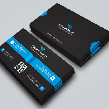 Black Blue Corporate Identity 252634