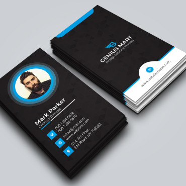 Black Blue Corporate Identity 252637