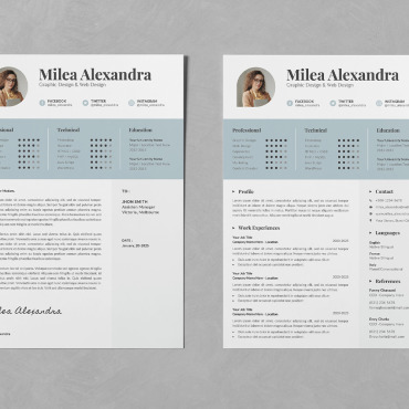 Business Job Resume Templates 252806