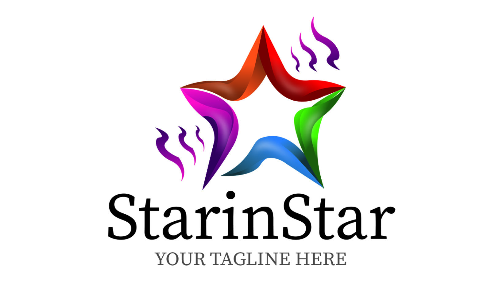 Strain Star Logo Star Symbol Logo
