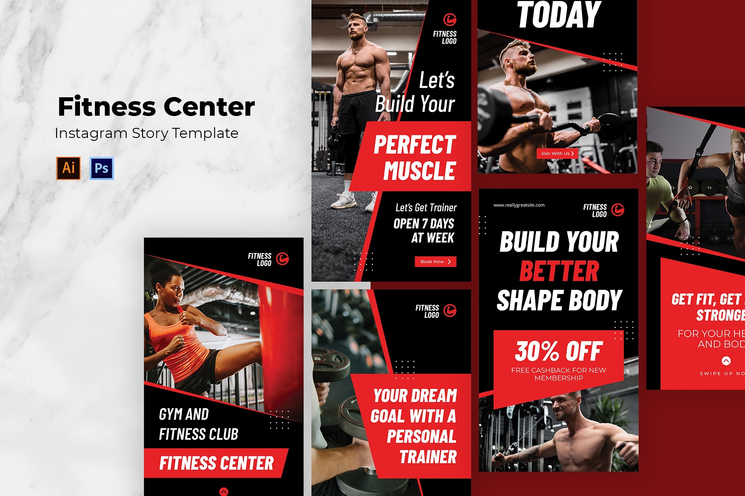 Fitness Center Instagram Story