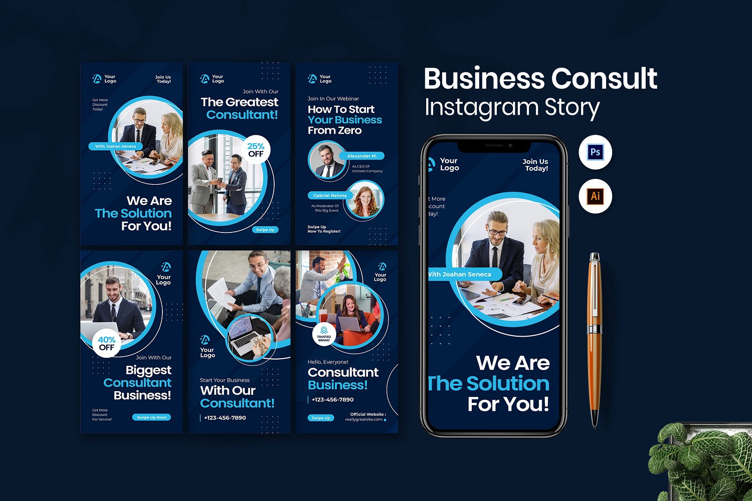 Consultant Business Instagram Story