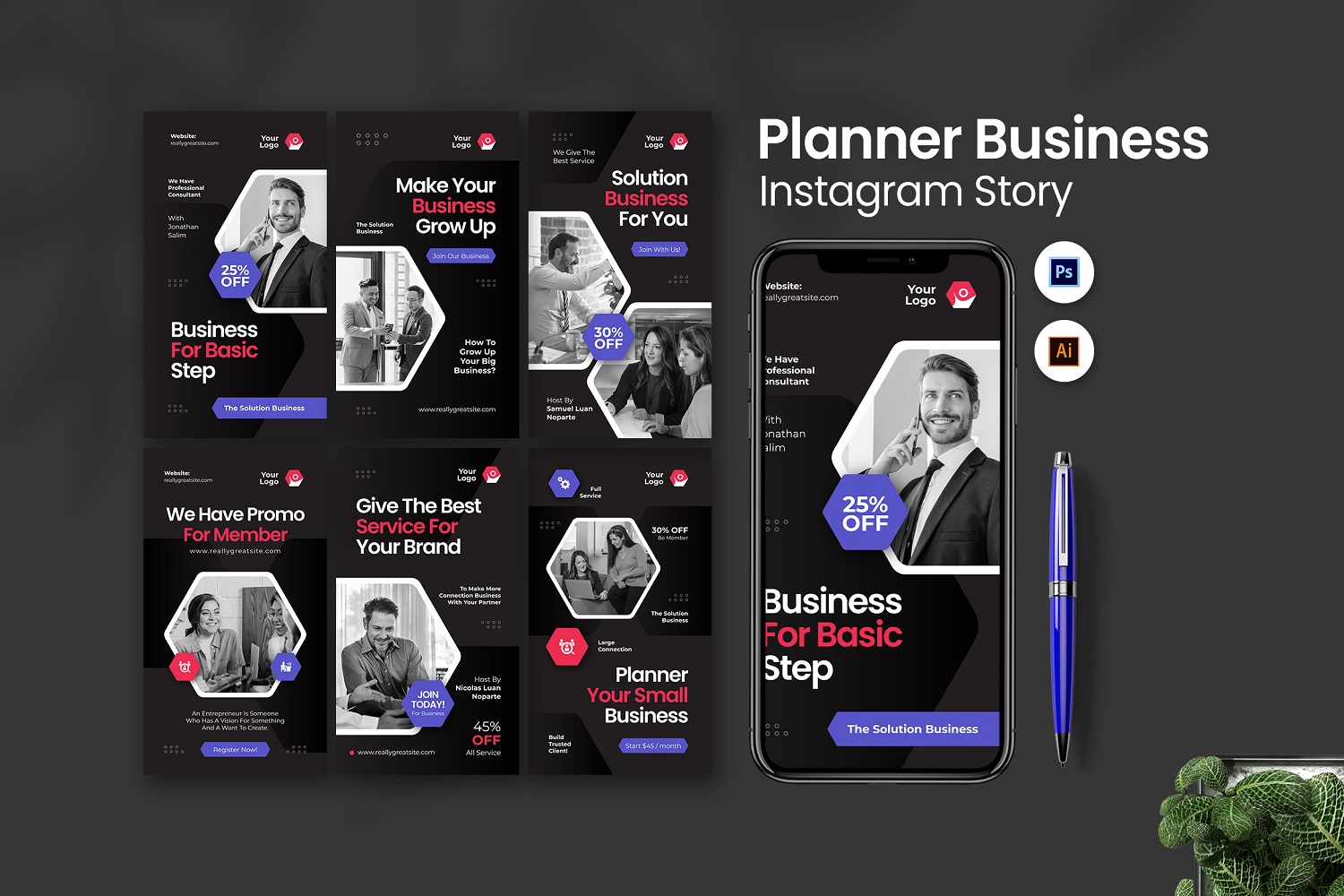 Planner Business Instagram Story