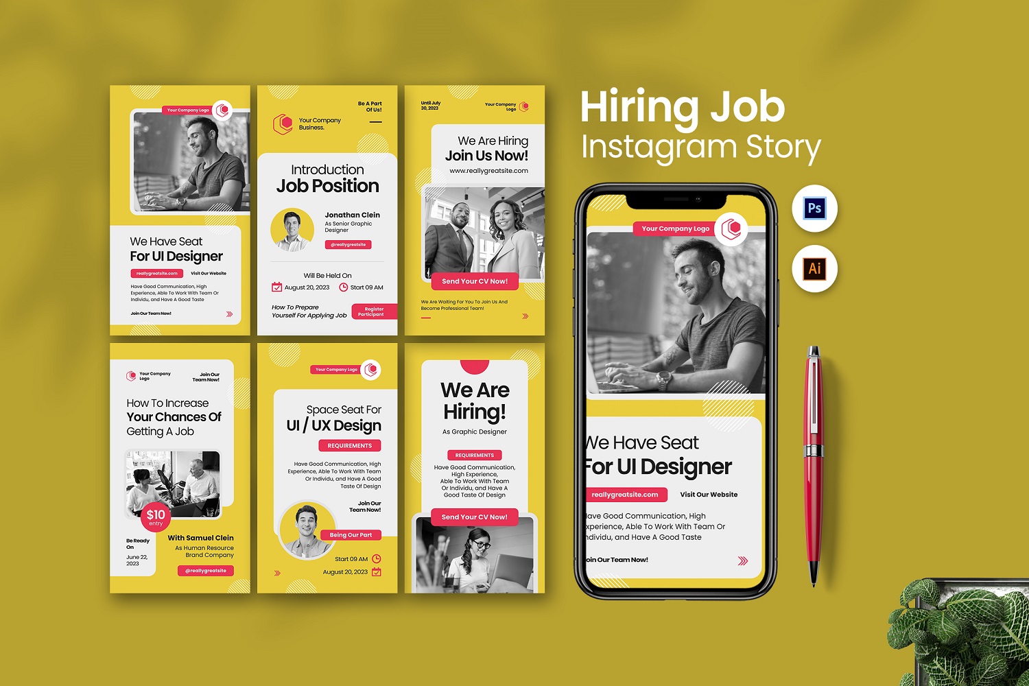 Hiring Job Instagram Story