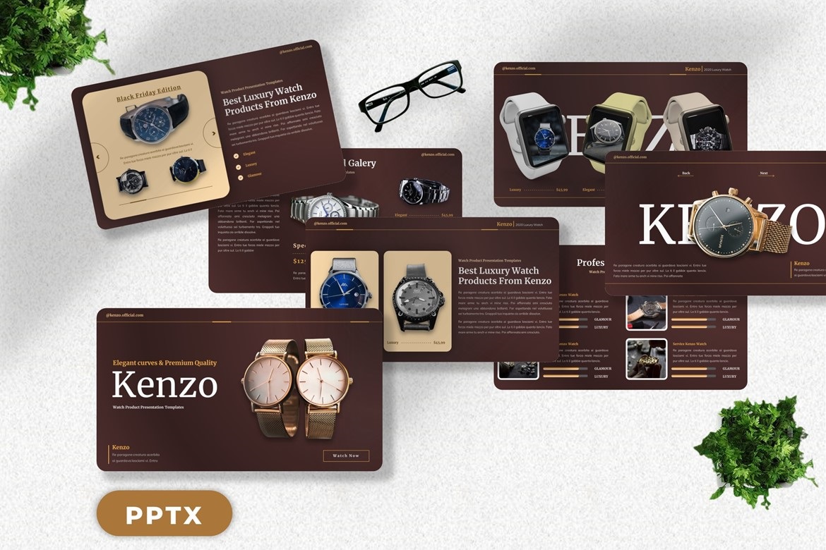 Kenzo - Watch Product Powerpoint