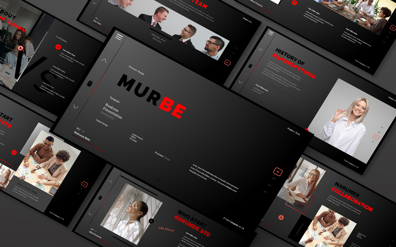 Murebe Business Presentation Google Slides Template