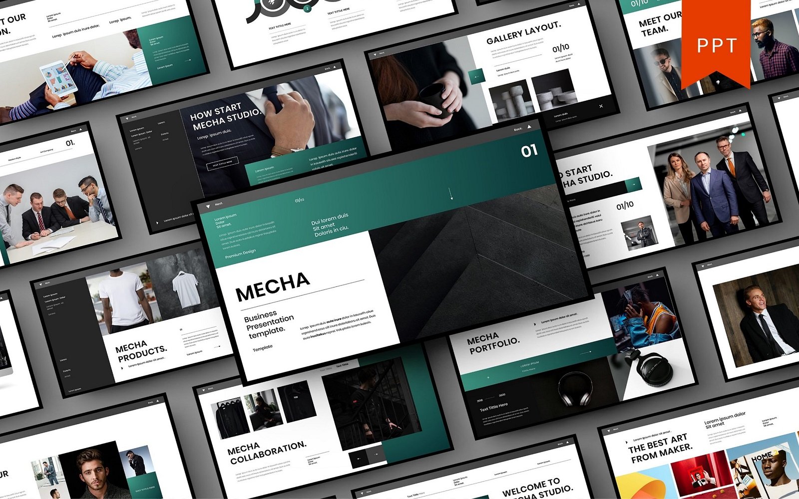 Mecha – Business PowerPoint Template