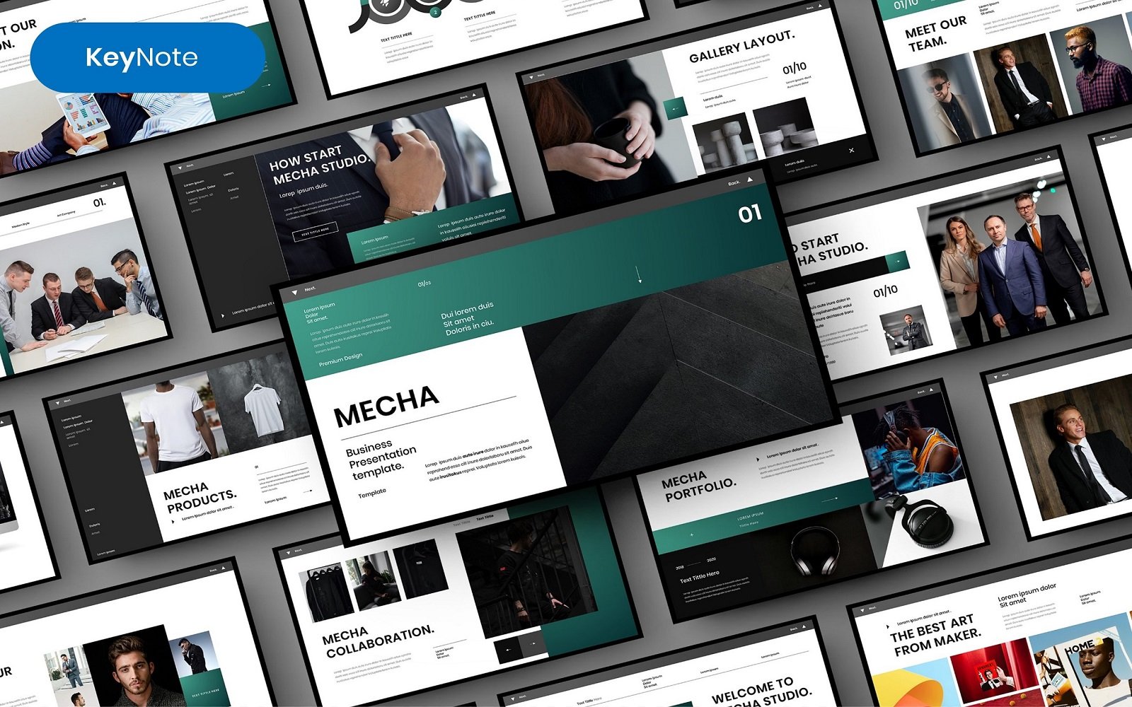 Mecha – Business Keynote Template