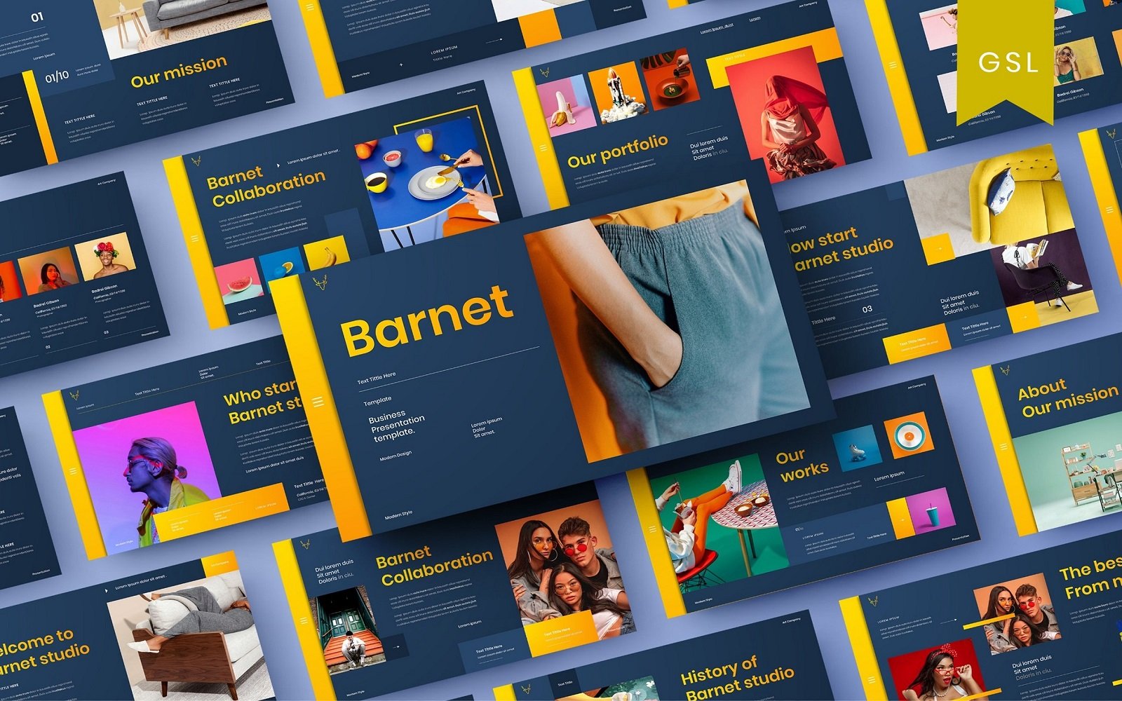 Barnet - Business Google Slide Template