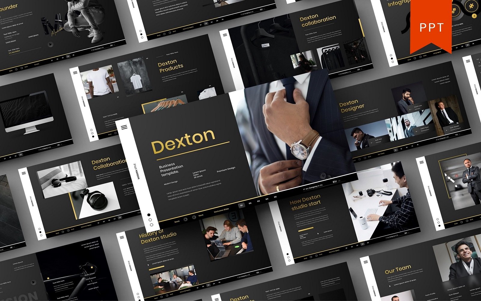 Dexton – Business PowerPoint Template