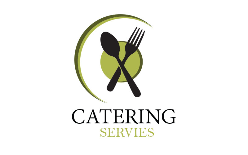Catering Service For All Food service Logo Template