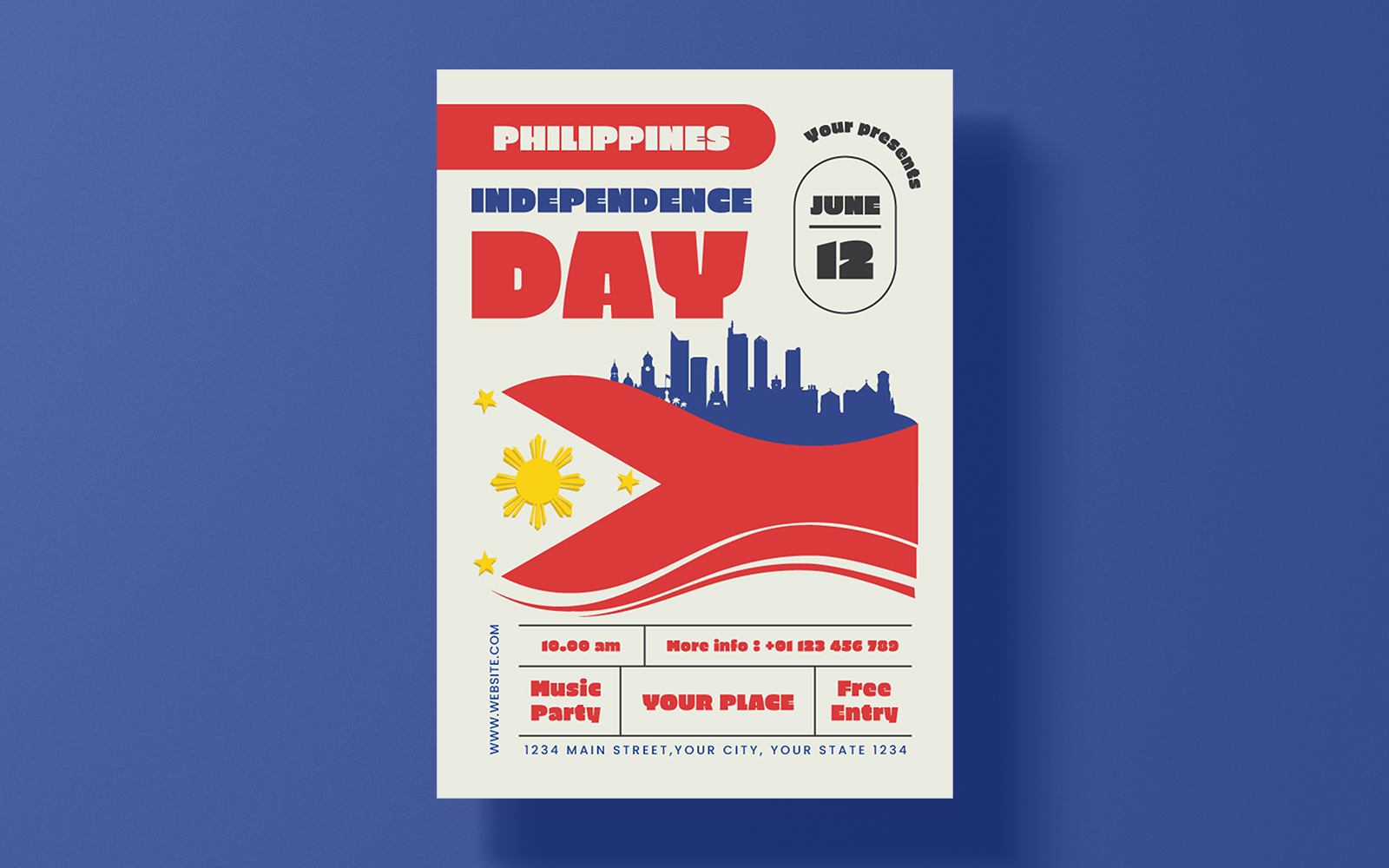 Philippines Independence Day Flyer Template