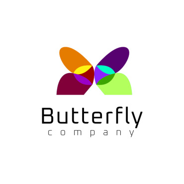 Butterfly Colourful Logo Templates 253565