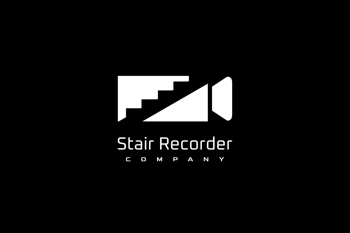 Stair Record Dual meaning Logo