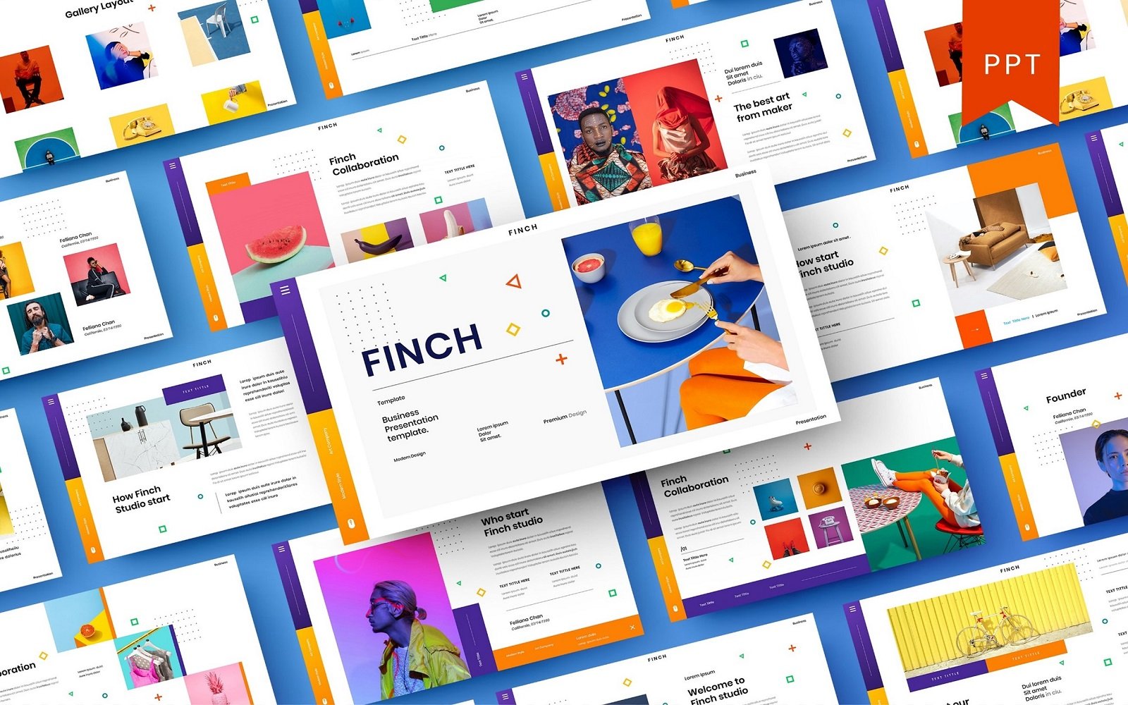 Finch – Business PowerPoint Template
